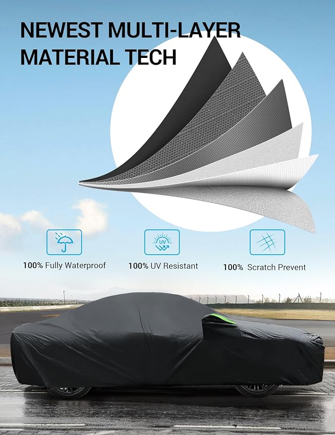 Proadsy 2026 Car Cover Fit for Chevrolet Chevy Malibu 2016-2025 2026, - Image 4