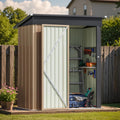 Greesum 5×3FT Outdoor Storage Shed, Metal Patio Storaged Sheds