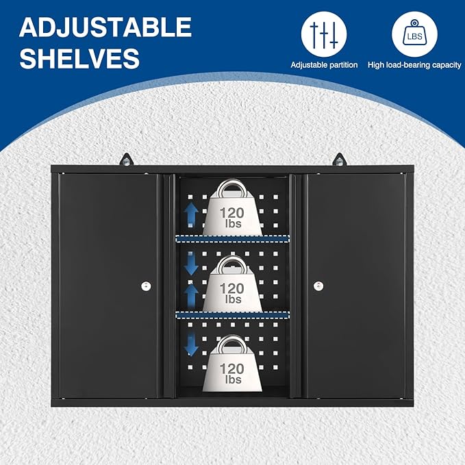 Metal Wall Cabinets for Storage - Image 6