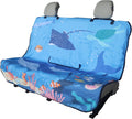 Back Seat Cover for Car Trucks Van SUV, Waterproof Rear Bench Towel Seat Covers