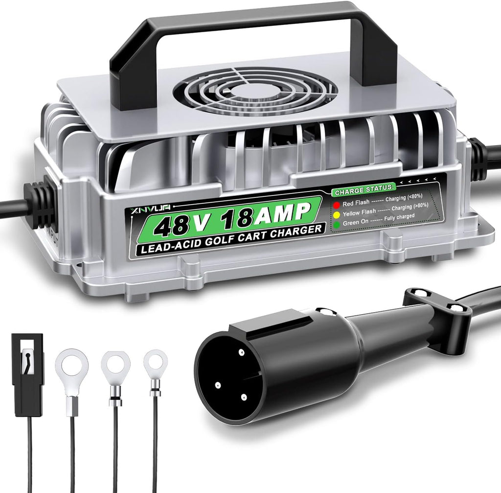 48 volt 18 amp golf cart battery charger, main product view