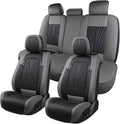 Leather Car Seat Covers, Car Seat Protector Waterproof, Seat Covers Full Set by MINGBRONCARSEATCOVER