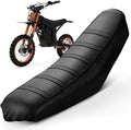 Seat Cover for Tutti Tuttio Tutto Soleil 01 Electric Dirt Bike | Non Slip Black Stripe Gripper Soft Water Proof Black