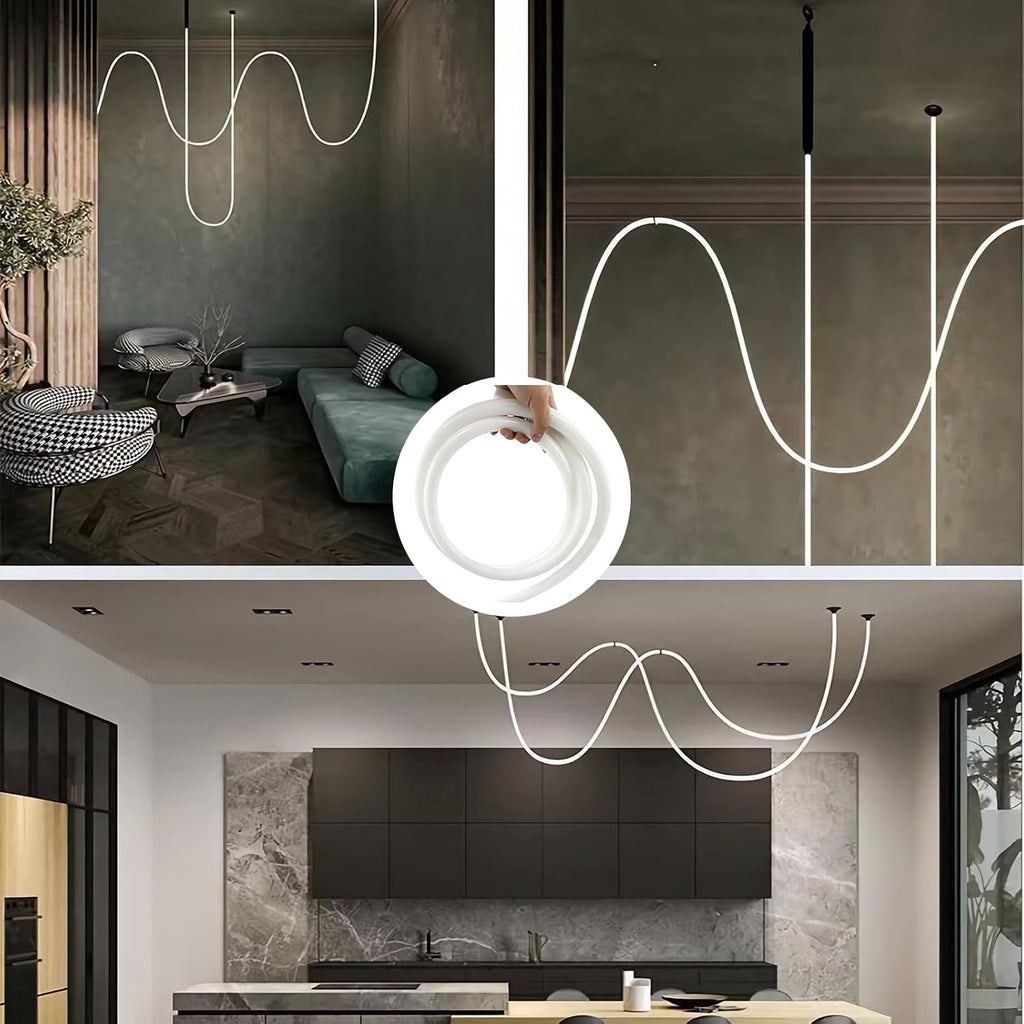 5M 360°Round LED Neon Tube, Silicone Diffuser Channel, Flexible Tube Tape Outdoor IP65 Waterproof Light Strip Cover, Tube Diameter 16mm, Suitable for 10mm LED Strip