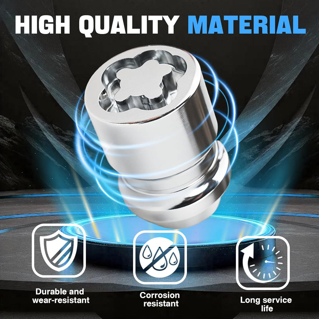 Wheel Lock Lug Nut Set M12 x 1.25 Anti Theft Fit Nissan Altima 350Z Frontier Pathfinder Murano Rogue Versa Subaru Crosstrek Forester Impreza Legacy Outback Infiniti Suzuki &More Replace 24154