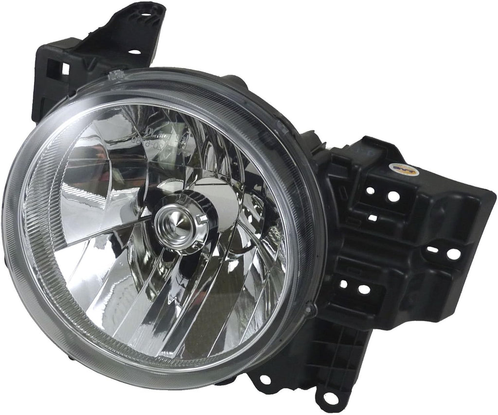TRQ Driver and Passenger Side Headlight Assembly Set Halogen for 2007-2014 Toyota FJ Cruiser