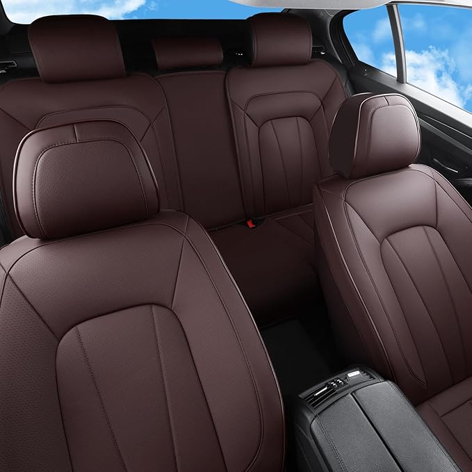 Leather Car Seat Covers, Sedans and Trucks, Waterproof and Breathable - Image 2