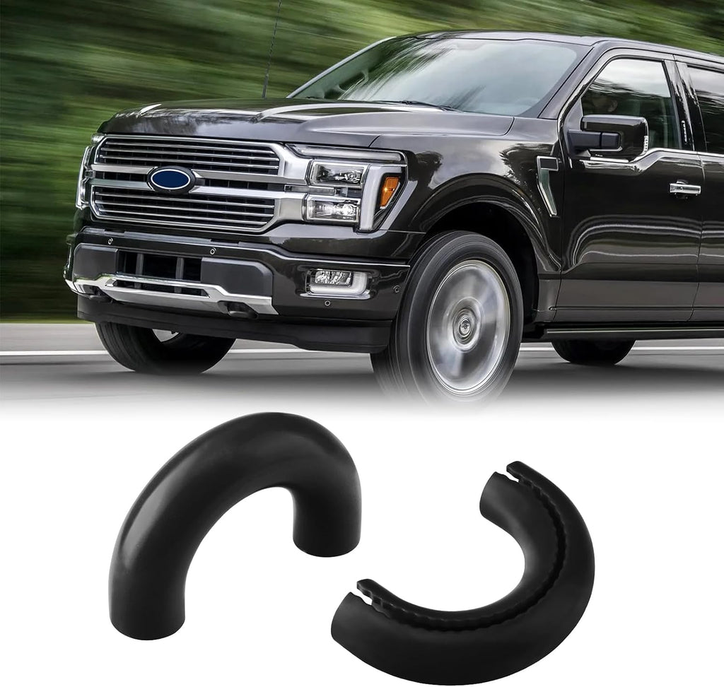 Tow Hooks Covers for Ford F150 2004-2026 Bronco Base/Big Bend/Outer Banks 2021-2026 Compatible with Toyota Tundra Accessories 2017-2021 (Black)