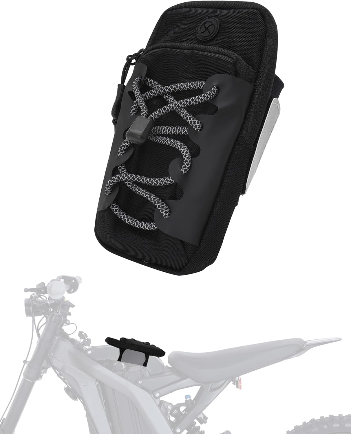 JFG RACING Frame Battery Bag for Electric Dirt Bike,Motorcycle Cover Storage Pouch for E Dirtbike Yozma IN10/Tutti Soleil 01/Surron Light Bee/E Ride Pro S SS SR/Talaria MX3 MX4 MX5 Ebike Accessories
