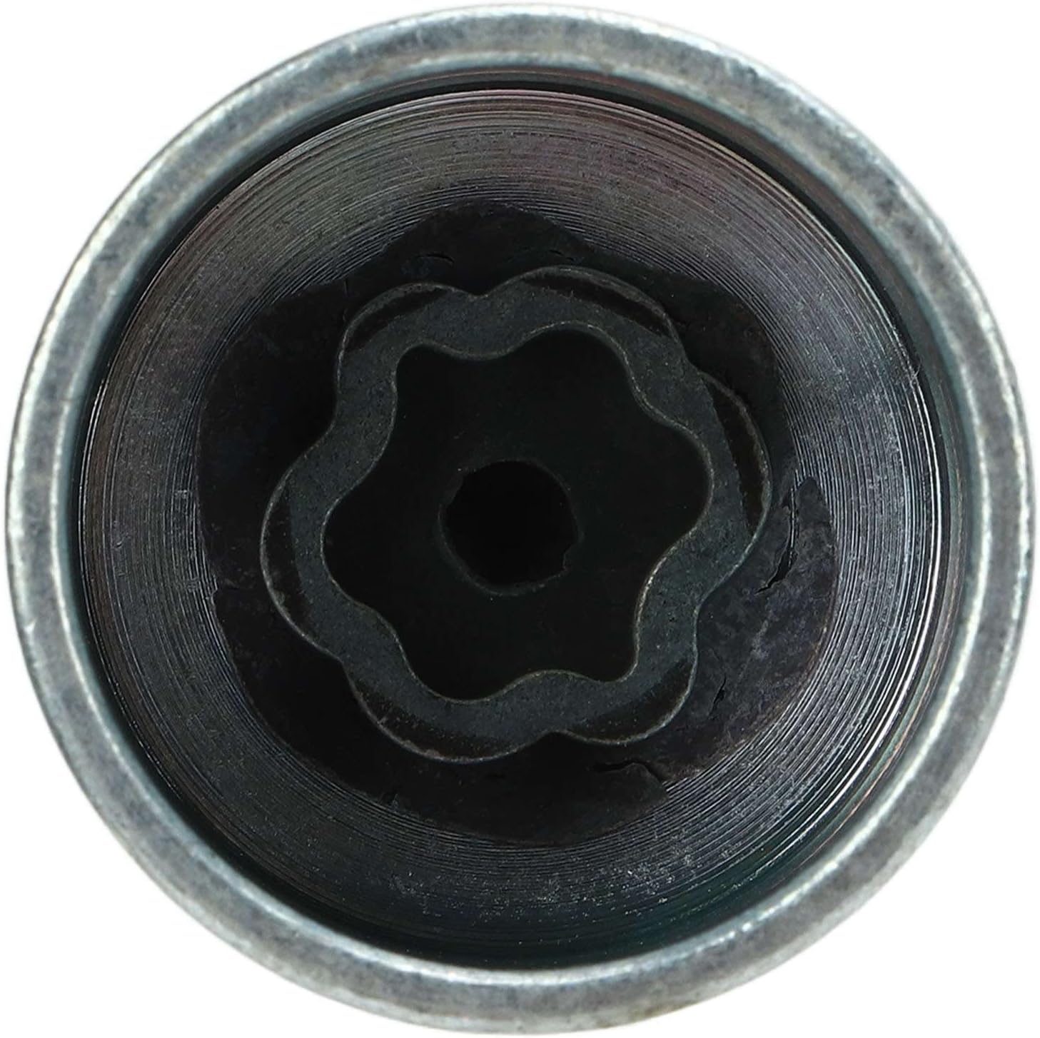 Oumefar Wheel Lock Lug Nut Remover Tool, Metal Wheel Lock Key Anti Theft Lugnut Socket Replacement for Car 1 3 5 6 7 Series X1 X2 X3 X4 X5 X6 Z4 (060)