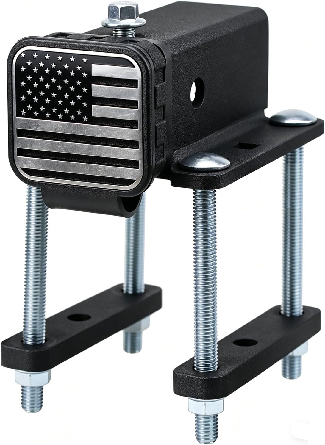 RV Bumper Hitch Receiver with Hitch Cover, Fits Various Beams