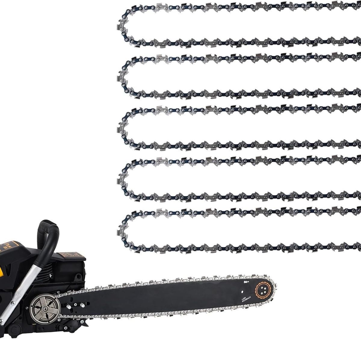 20 inch chainsaw chain 76 drive links .58", main product view