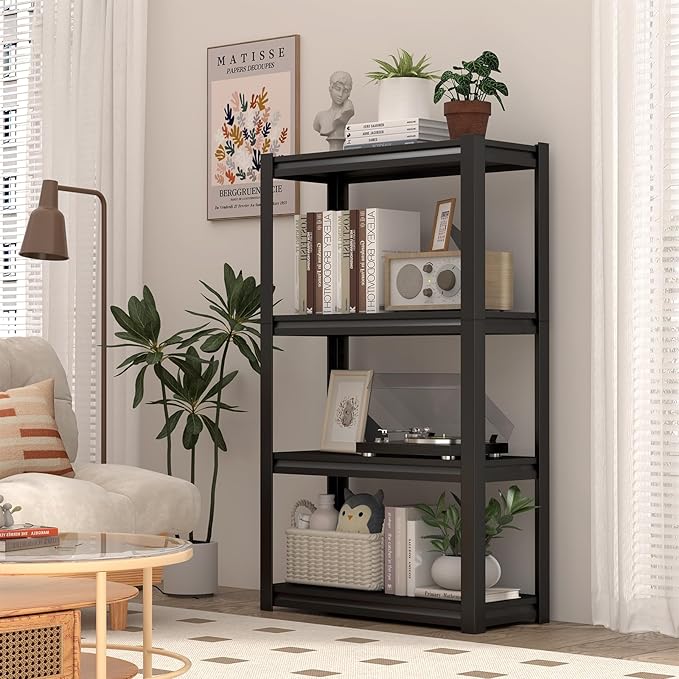 Storage Shelves, Small Shelves Unit and Storage, 4 Tier Metal Shelf - Image 8