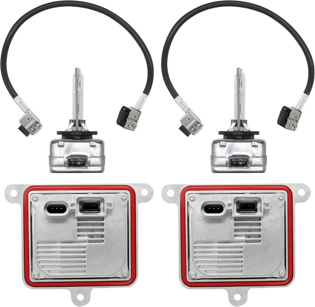 2PCS Xenon HID Headlight Ballast Control Unit with Igniter & D3S Bulb, 20928264 Xenon Ballast Kit Compatible for 2013-2020 Chevrolet Blazer Impala Malibu Suburban Tahoe # 13587720 13587843 13503432