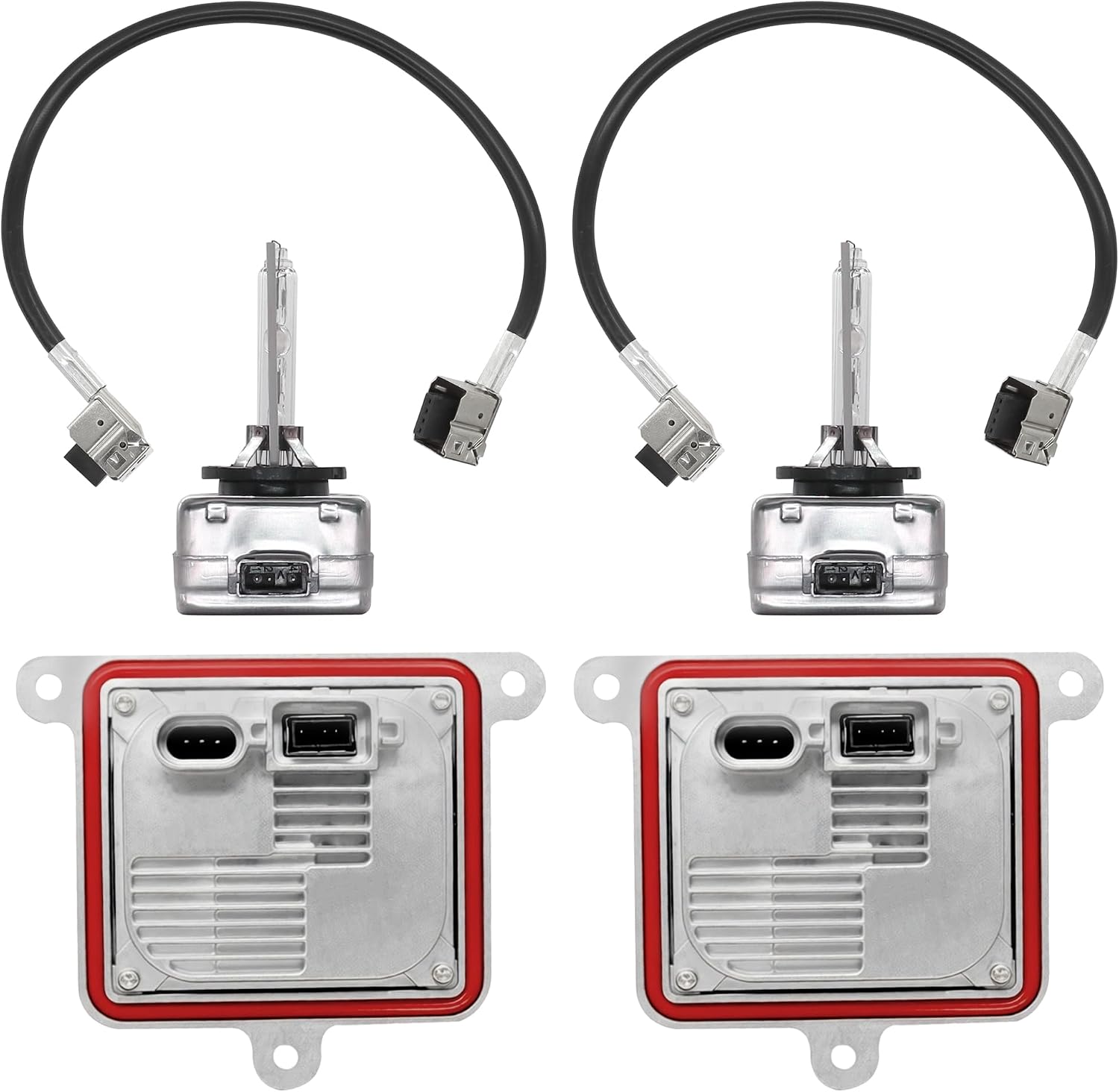 2PCS Xenon HID Headlight Ballast Control Unit with Igniter & D3S Bulb, 20928264 Xenon Ballast Kit Compatible for 2013-2020 Chevrolet Blazer Impala Malibu Suburban Tahoe # 13587720 13587843 13503432