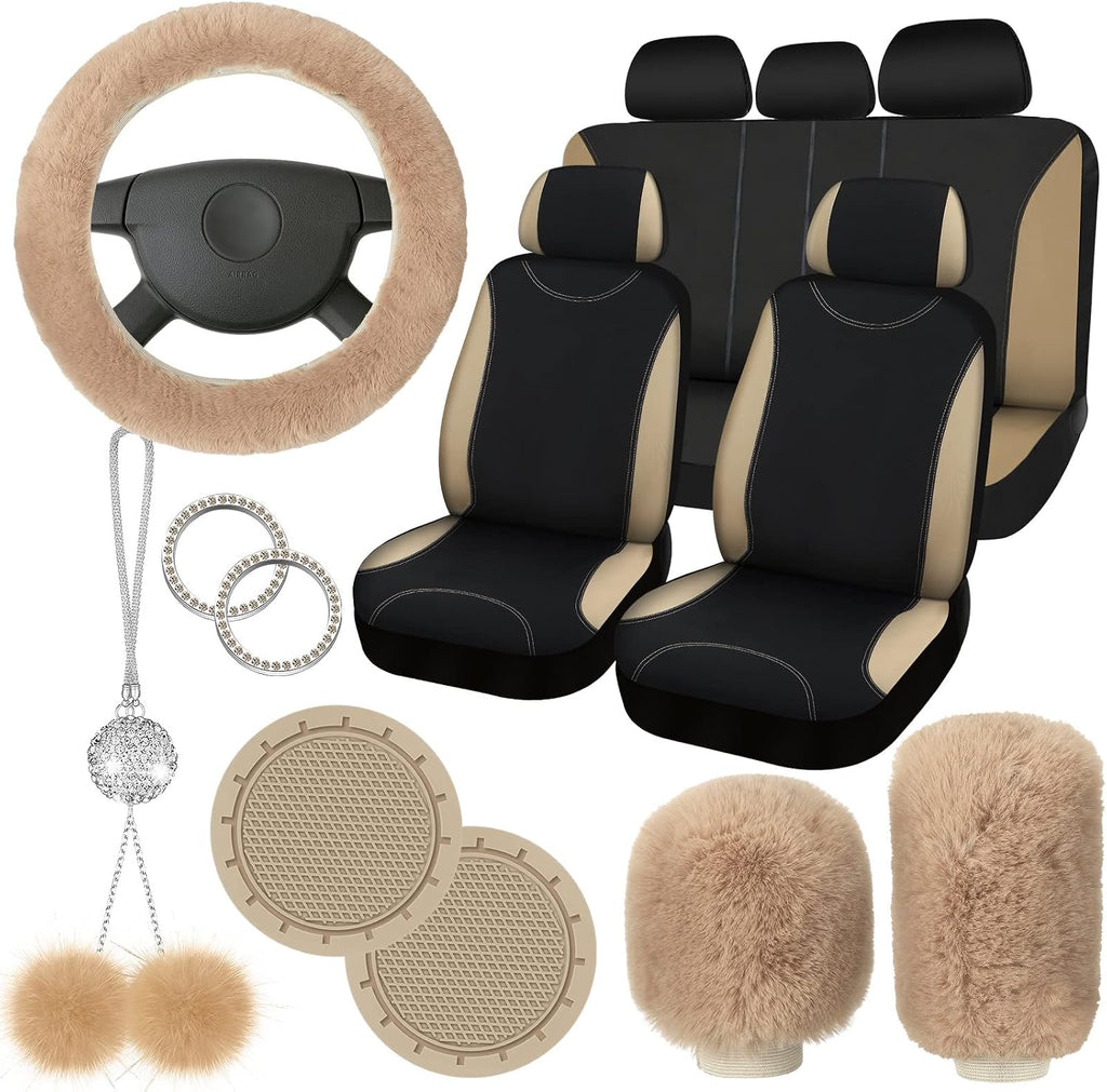 car seat cover full set for women fluffy, main product view