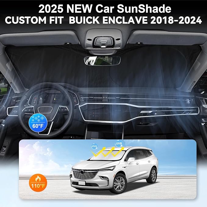 Custom fit Enclave Windshield Sunshade - Image 4