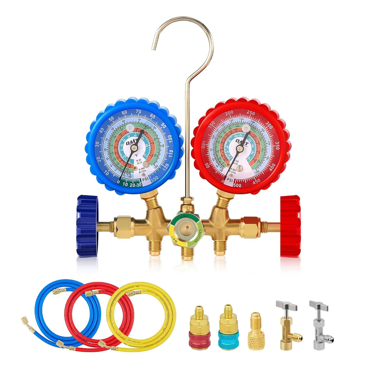 omt 3-way ac manifold gauge set for r134a, main product view
