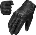 ILM Goatskin Leather Motorcycle Motorbike Powersports Racing Gloves Touchscreen
