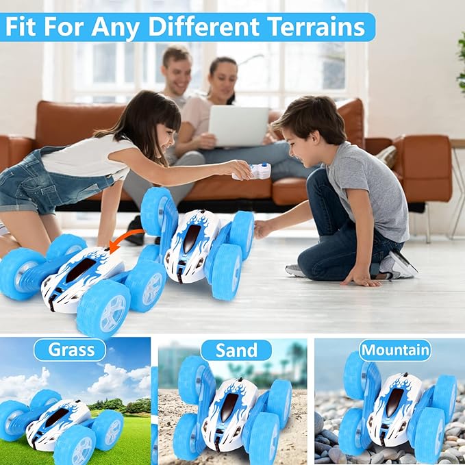 FREE TO FLY Remote Control Car For Boys: Kids RC Stunt Cars Toy - Image 5