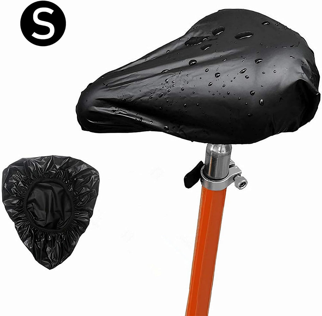 Black Waterproof Bicycle Seat Cover Dustproof Rainproof Saddle Protector for Cycling