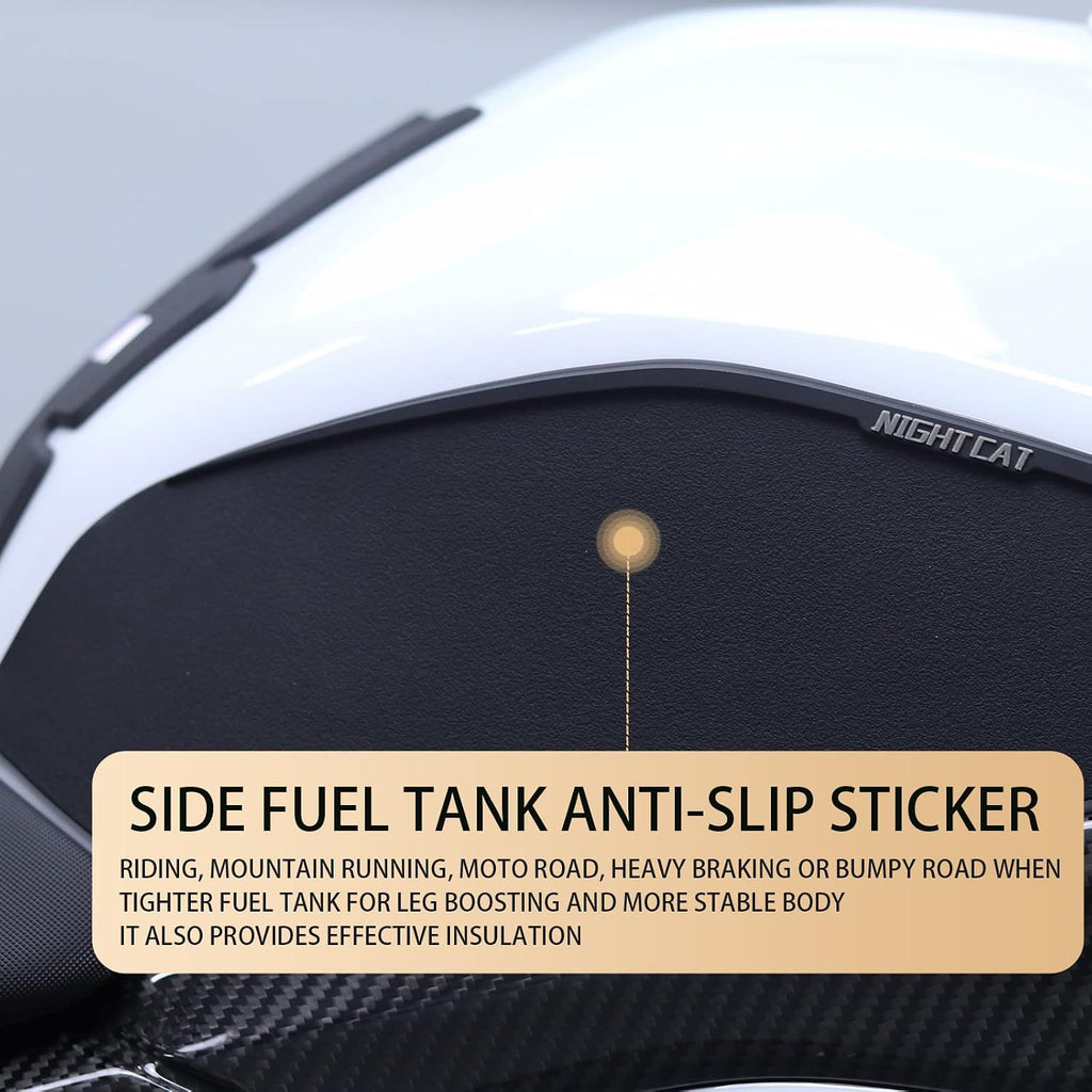 Fuel Tank Sticker, Compatible with 2019 Post S1000RR, Motorcycle Fuel Tank Protector, Fuel Tank Side Traction pad, Anti-Skid Sticker, Fuel Knee Grip Sticker (S1000RR Generic)
