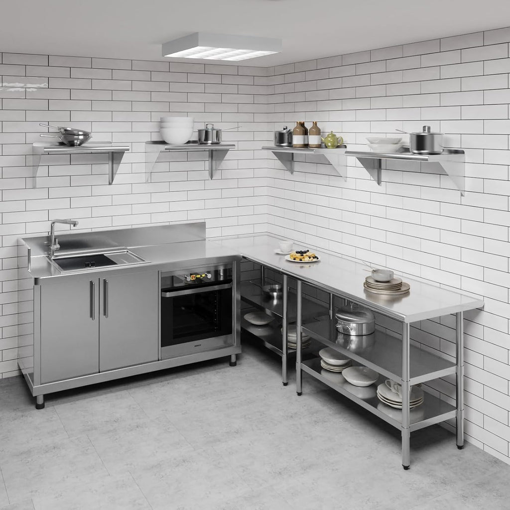 amgood 12 in. x 30 in. stainless steel shown in use