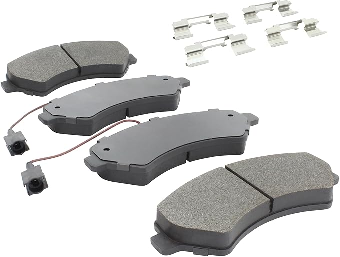 Premium Semi-Metallic Front Brake Pads Compatible - Image 2