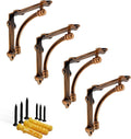 nach decorative shelf brackets, 4 pack of 5.25, main product view