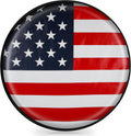 Spare Tire Cover PVC Leather Spare Wheel Cover for RV Trailer with American USA Flag for Camper, RV Trailer, Jeep, Truck, SUV 16" (Fit for Diameter 29.92-31.1inch