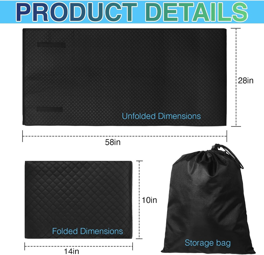 Rolling Creeper Mat Car Repair | Foldable, Storage Bag