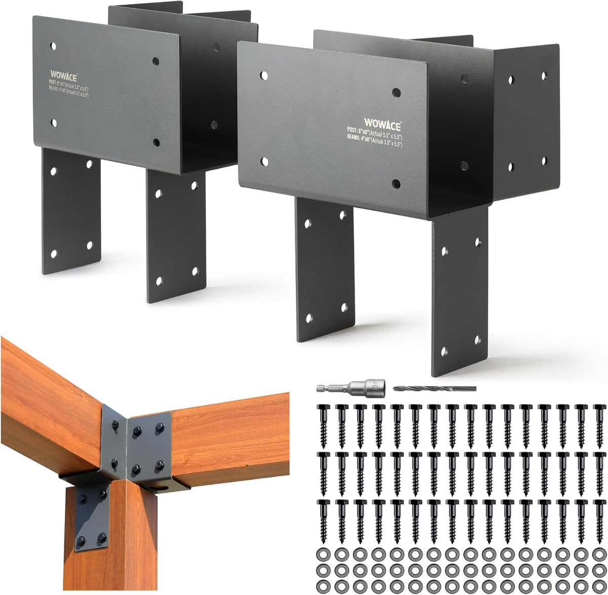 4x6 (actual 3.5"x5.5") heavy duty stainless steel pergola, main product view