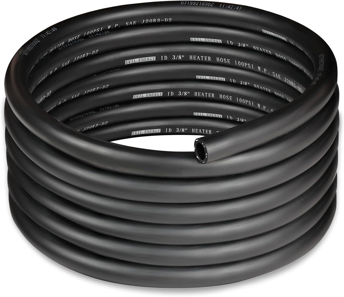 EVIL ENERGY 3/8" Heater Hose Coolant Radiator Straight 100PSI SAE 20R3 15FT