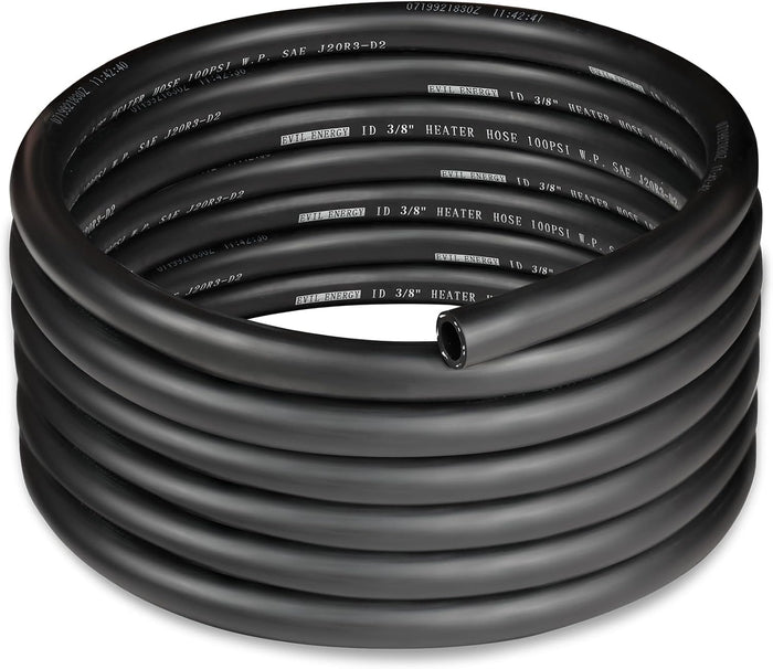 EVIL ENERGY 3/8" Heater Hose Coolant Radiator Straight 100PSI SAE 20R3 15FT
