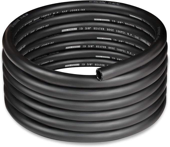 EVIL ENERGY 3/8" Heater Hose Coolant Radiator Straight 100PSI SAE 20R3 15FT by EVILENERGY