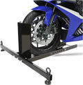 KUAFU Motorcycle Wheel Chock Stand Upright 1800 LBS, Wide Range 3“ to 5”