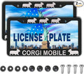 License Plate Frames for Women Black and White License Plate Frame for Men by Unknown