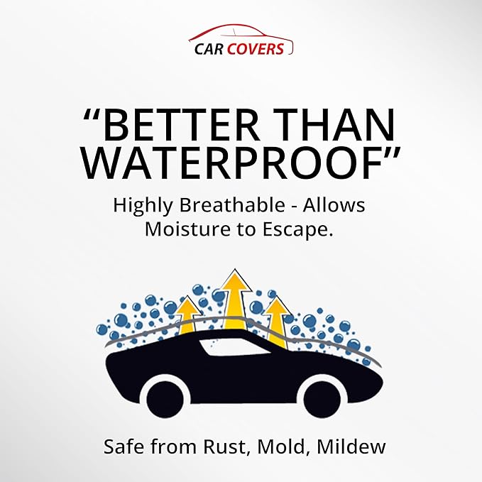 Car Covers Weatherproof Max Car Cover & Warranty Compatible - Image 3