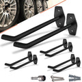 10-inch heavy duty garage hooks, tire wall mount, main product view