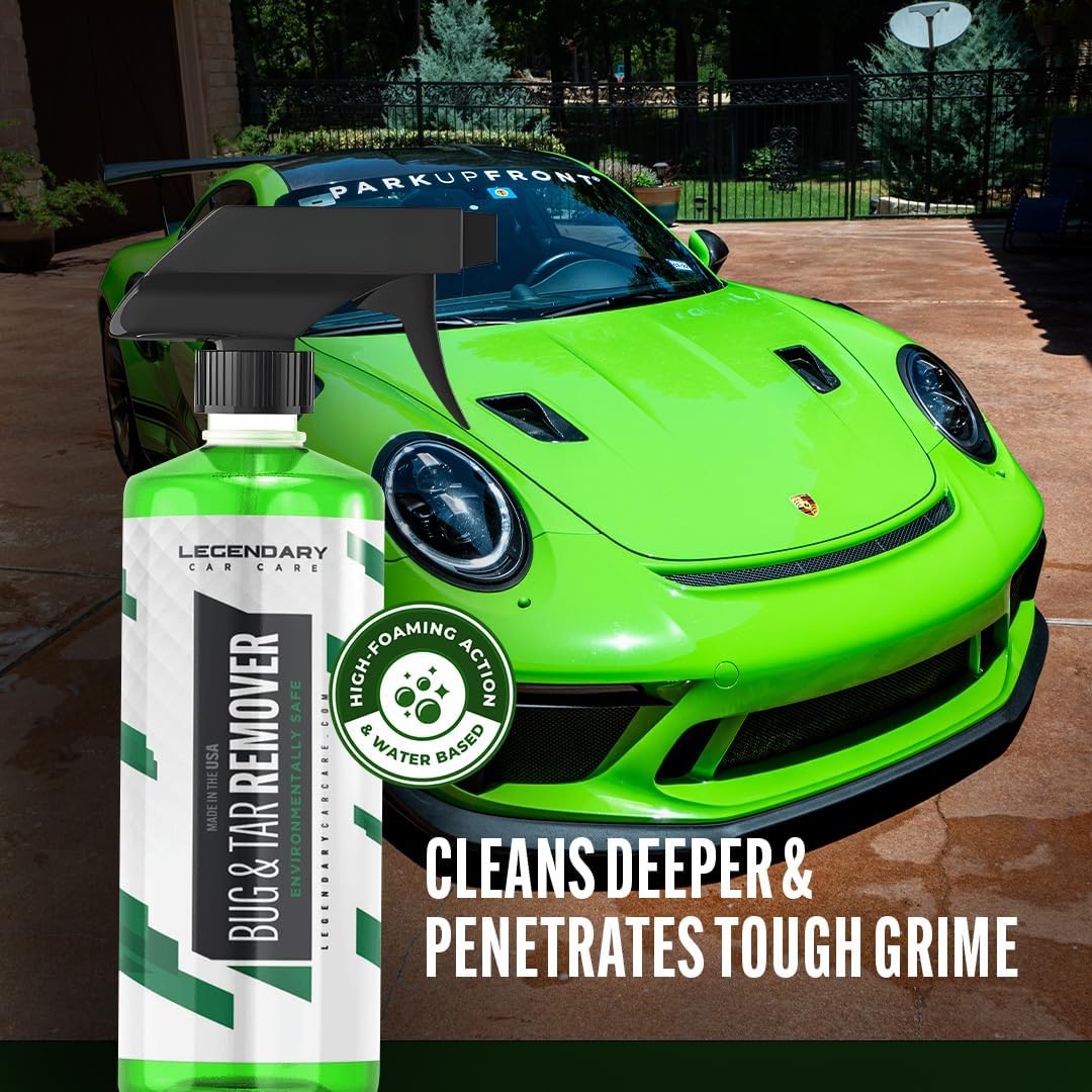 Legendary Cars Tar & Sap Remover Spray – Exterior Detailing, Safe on Ceramic Coating, Wax & Clear Coat, Removes Road Debris & Residue