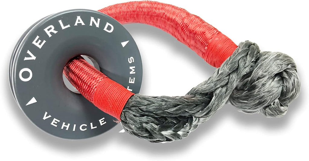 Overland Vehicle Systems Recovery Ring 4.00" 41,000 lb. Gray with Storage Bag