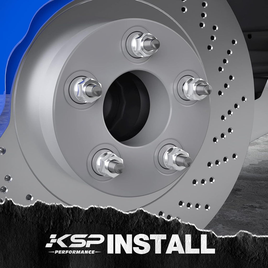 KSP M14X1.5 Open End Acorn Bulge Wheel Lug Nuts, Zinc Finish, 3/4"(19mm) Hex 0.84”(21mm) Height Conical Seat 60 Degree for Truck/Tuner Aftermarket Rims Pack 24 pcs, 1 Year Support