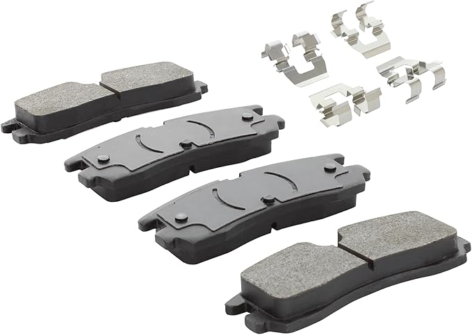 Premium Semi-Metallic Rear Brake Pads Compatible