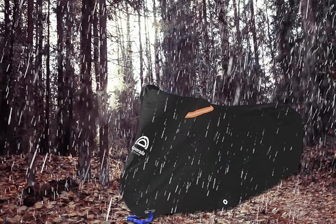 Motorcycle Cover Waterproof Outdoor 80 inches Length All Season Universal - Image 6