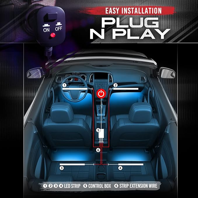 OPT7 Aura Interior Car Lights - Image 4