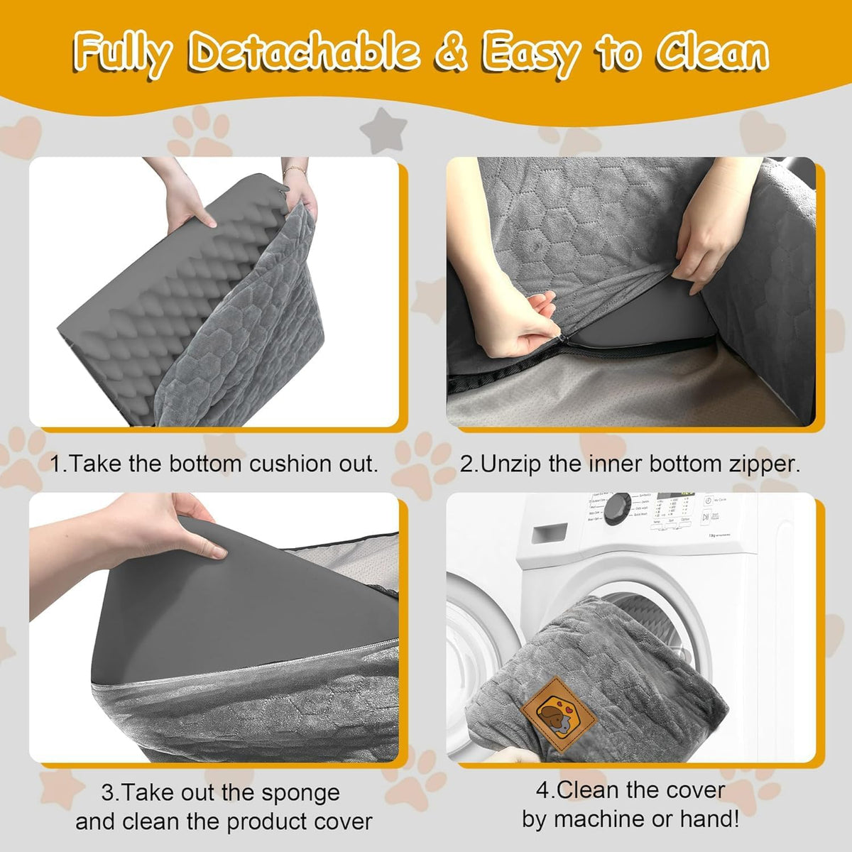dog car seat for small/medium dogs, memory foam on a desk or shelf