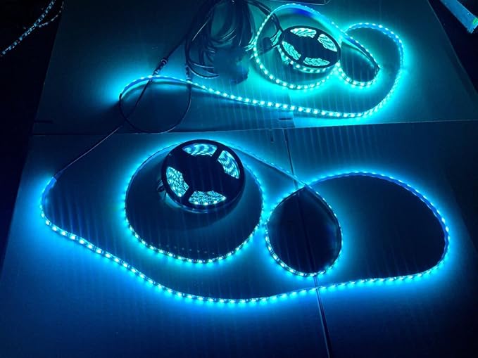 Black Out Full Tinted Smoked LEDs 4PCS 6.5FT 2Meters 78" RGB Dream Color - Image 6