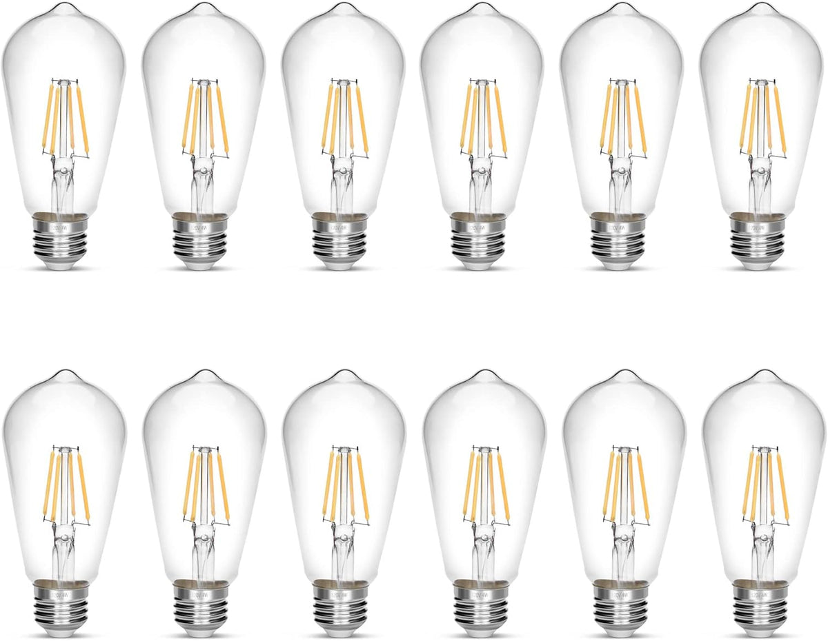 LED Edison Bulb 4W, Antique 40W Vintage Edison Bulb, E26 Light Bulb Non