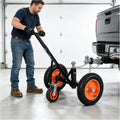1000LBS Heavy Duty Manual Trailer Dolly,14" Pneumatic Tires | Adjustable Height Trailer Mover with 2" Hitch Ball,Portable Trailer Handling tug for Boat Camper RV & Utility Trailer