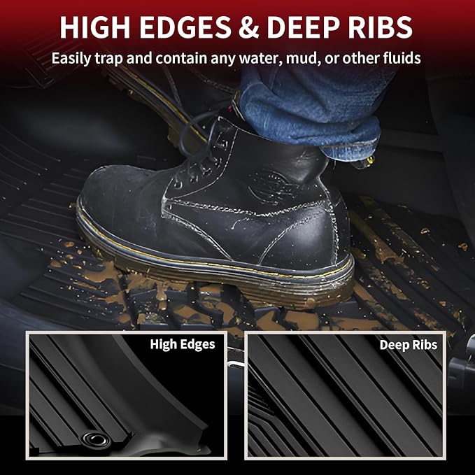 LASFIT Floor Mats for Toyota 4Runner 2013-2024 & for Lexus GX460 2014-2023 - Image 5
